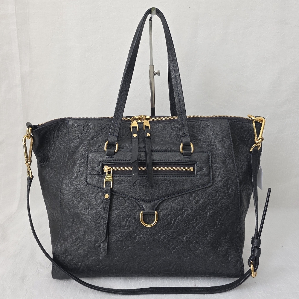 Auth Louis Vuitton Monogram Empreinte Lumineuse Tote Bag